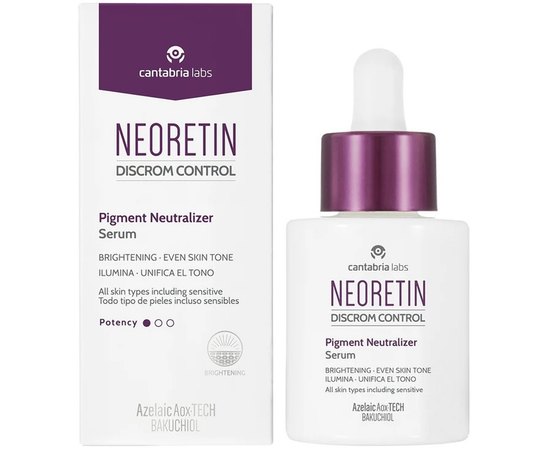 Сироватка нейтралізатор пігменту Cantabria Neoretin DС Pigment Neutralizer Serum, 30 ml, фото 