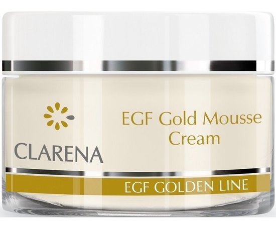 Пептидный крем-мусс с коллоидным золотом и плацентой Clarena EGF Mousse Cream BIO, 50 ml