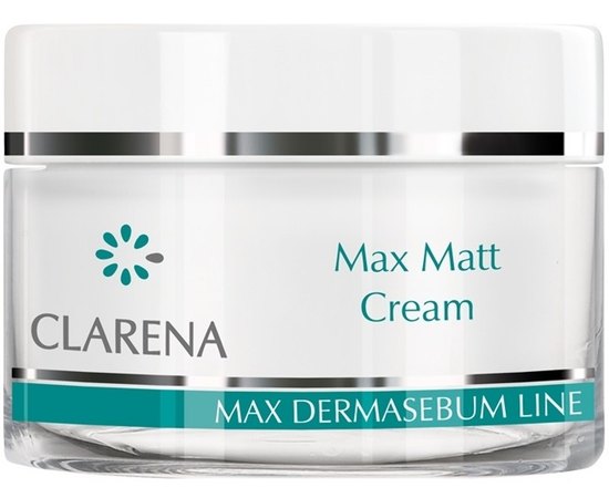 Clarena Max Dermasebum Matt Cream Матуючий крем, 50 мл, фото 