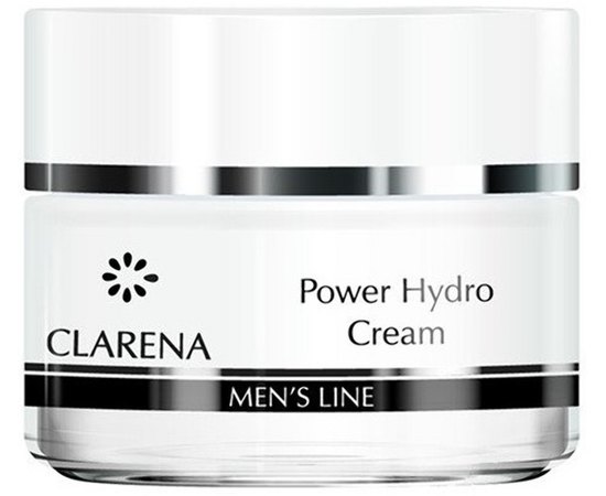 Увлажняющий крем для мужской кожи Clarena Men Power Hydro Cream, 50 ml