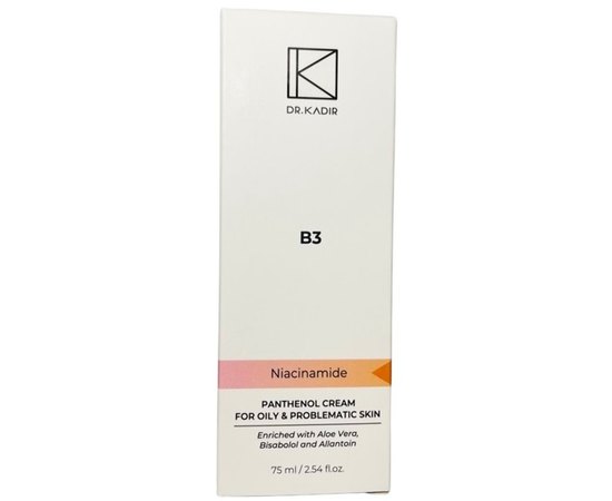 Пантенол крем для проблемной кожи Dr. Kadir B3 Panthenol Cream For Problematic Skin, 75 ml