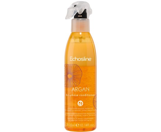 Двофазний кондиціонер для волосся Echosline Vegan Argan Bi-Phase Conditioner, 300 ml, фото 