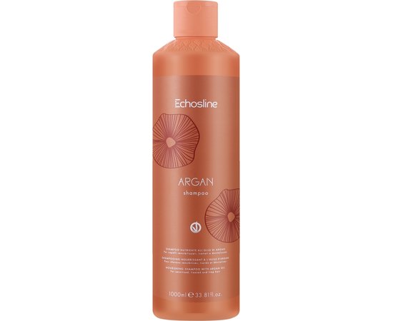 Шампунь для пошкодженого волосся з аргановим маслом Echosline Vegan Argan Shampoo, фото _ab__is.image_number.default