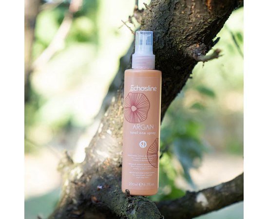 Незмивна спрей-маска для волосся 15 дій Echosline Vegan Argan Total One Spray Mask, 200 ml, фото _ab__is.image_number.default