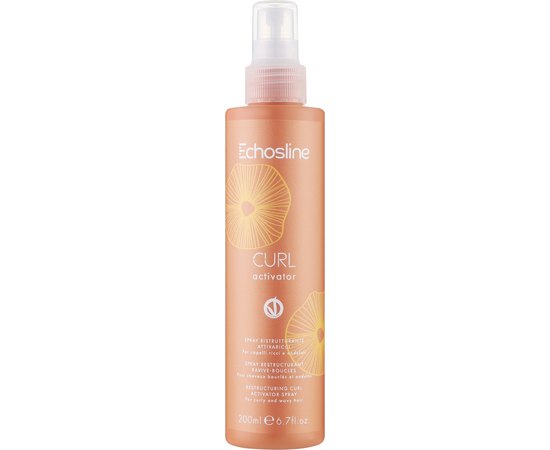 Спрей для кучерявого волосся Echosline Vegan Curl Activator Spray, 200 ml, фото 