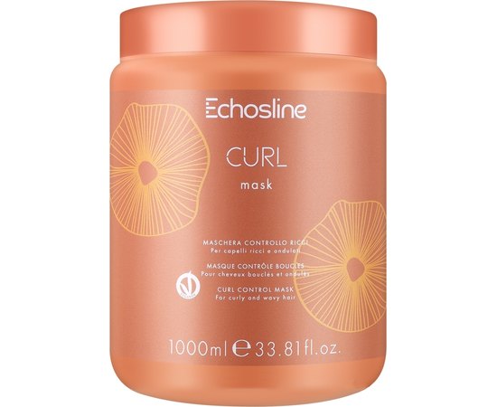 Маска для вьющихся волос Echosline Vegan Curl Control Mask, изображение 2