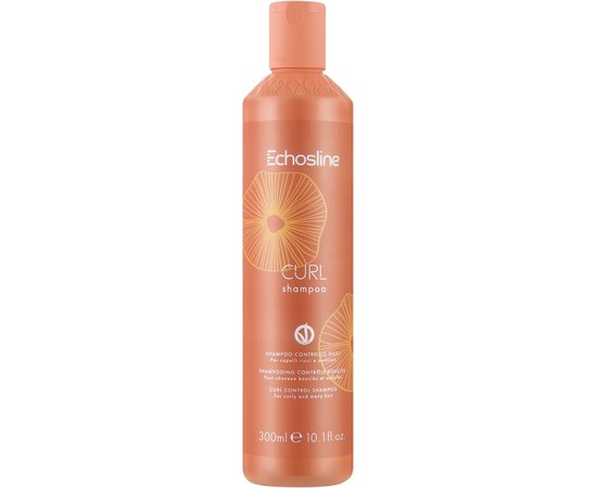 Шампунь для кучерявого волосся Echosline Vegan Curl Control Shampoo, фото 