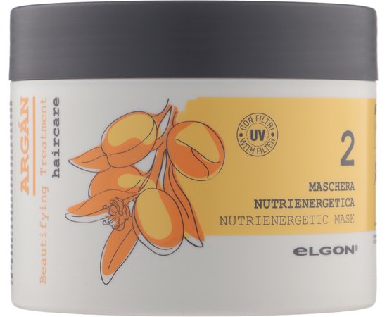 Маска для живлення й зволоження волосся з аргановою олією Elgon Argan Nutrienergetic Mask, фото _ab__is.image_number.default
