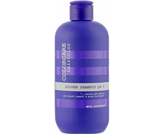 Шампунь для волос с фиолетовыми пигментами Elgon Colorcare Silver Shampoo