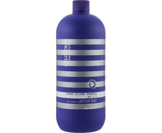 Шампунь против желтизны Elgon Colorcare Ultra Silver Shampoo, 1000 ml