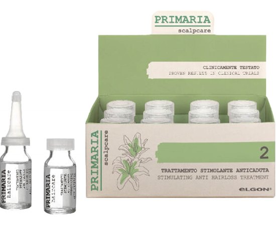 Лосьон против выпадения волос Elgon Primaria Anti Hairloss Treatment, 10*8 ml