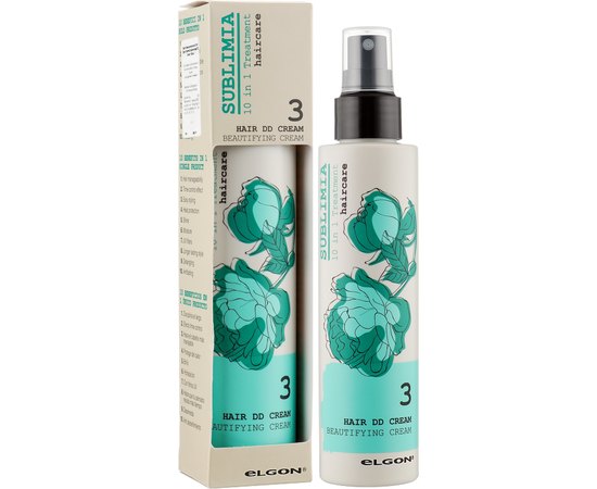 Крем для волос 10 в 1 Elgon Sublimia Hair DD Cream, 150 ml, изображение 2