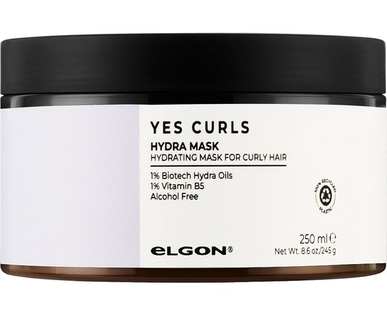 Зволожуюча маска для кучерявого волосся Elgon Yes Curls Hydra Mask, фото 