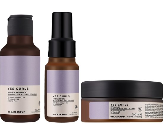 Набор для увлажнения волос Elgon Yes Curls Hydra Кit, изображение 2