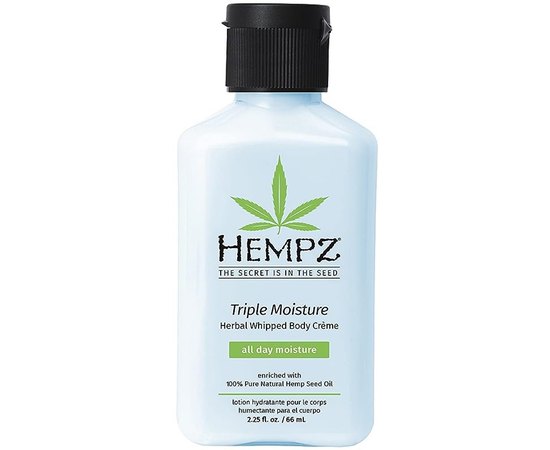 Крем для тела нежный увлажняющий тройного действия Hempz Triple Moisture Herbal Whipped Body Creme