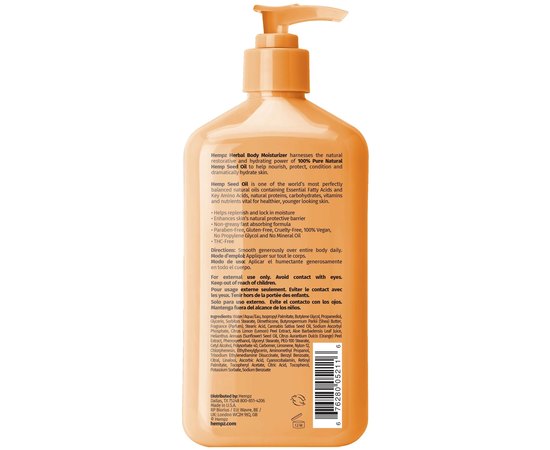 Молочко с витамином С Цветы Цитруса Hempz Citrus Blossom Herbal Body Moisturizer with Brightening Vitamin C, изображение 3