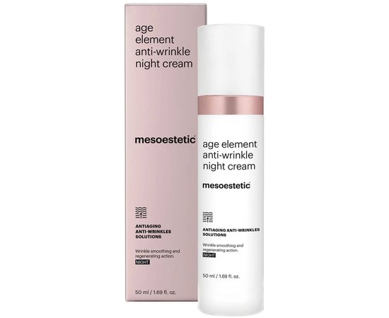 Ночной интенсивный регенерирующий крем против морщин Mesoestetic Age Element Anti-wrinkle Night Cream, 50 ml