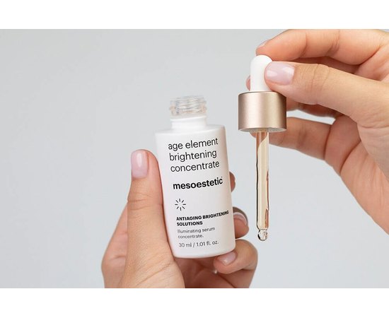 Осветляющий концентрат с антиоксидантной защитой Mesoestetic Age Element Brightening Concentrate, 30 ml, изображение 3