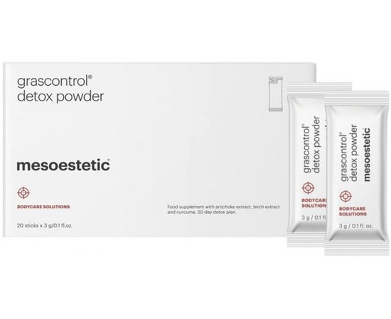 Порошок для детоксикації Mesoestetic Grascontrol Detox Powder, 20 шт х 3 g, фото 