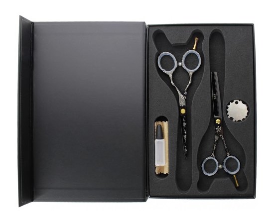 Набор профессиональных парикмахерских ножниц SPL 95355-02, изображение 2