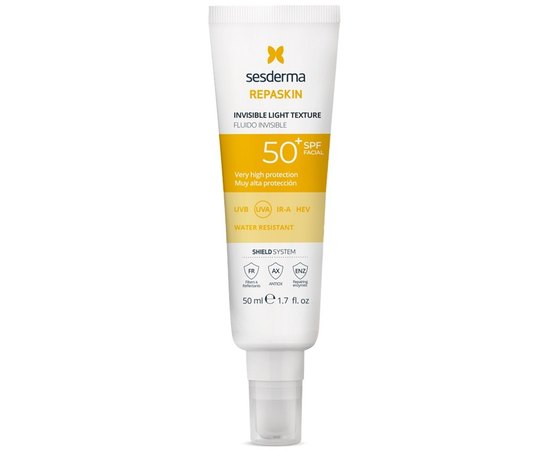 Сонцезахисний флюїд для обличчя Sesderma Repaskin Invisible Light Texture SPF50+, 50 ml, фото _ab__is.image_number.default