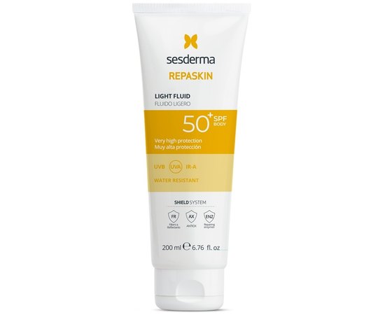 Солнцезащитный крем для тела Sesderma Repaskin Light Fluid SPF50+, 200 ml, изображение 2