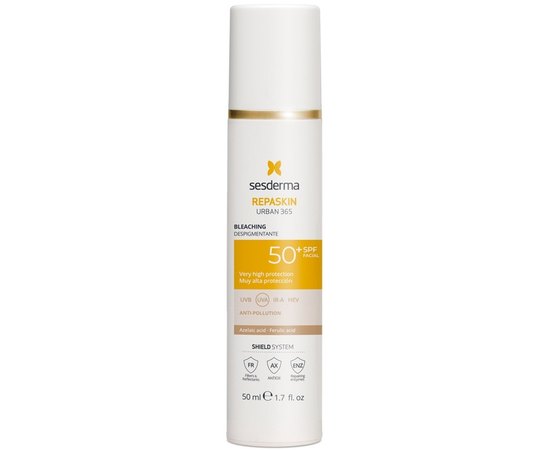 Депігментуючий сонцезахисний крем для обличчя Sesderma Repaskin Urban 365 Despigmentante SPF50, 50 ml, фото _ab__is.image_number.default