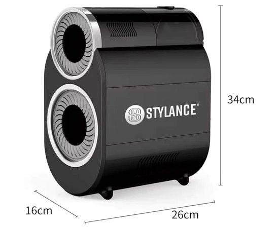 Профессиональная машинка для очистки и дезинфекции щеток и брашингов Stylance Automatic Hair Brush Double Cleaning 800-001, изображение 3