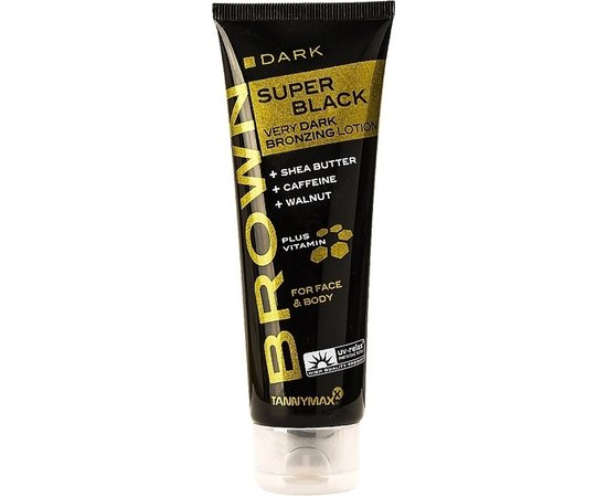 Бронзуючий лосьйон Tannymaxx  Brown Super Black Very Dark Bronzing Lotion, 125 ml, фото 