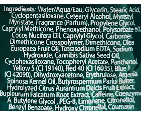 Крем для солярия с бронзантами на основе конопляного масла Тan Asz U Tanijuana Black 200X, 400 ml, изображение 2