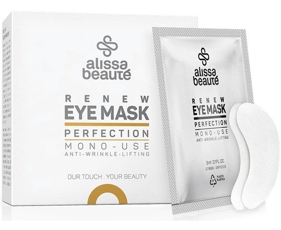 Тканевые патчи с лифтинго-дренажным эффектом Alissa Beaute Renew Eye Mask, 1 пара, изображение 2