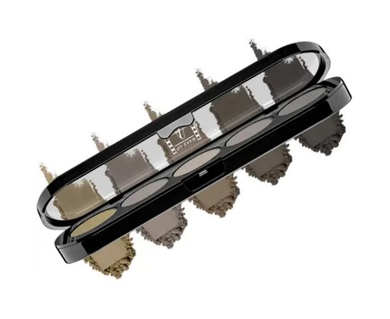 Atelier Palette 5 Cake Eyeliner Press Poudre Пудрированная Подводка в Палитре 5 цветов, изображение 3