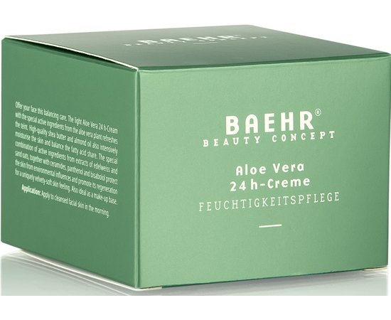 Крем для лица Baehr Aloe Vera Augencreme, 50 ml, изображение 3