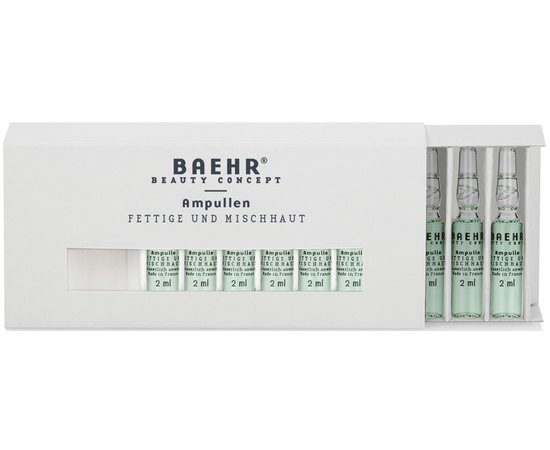 Ампула для жирной и комбинированной кожи Baehr Ampulle Fettige Und Mischhaut, 2ml, изображение 2