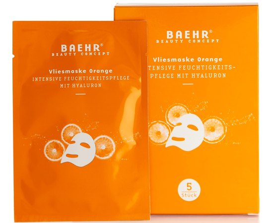 Маска флисовая Апельсиновая Baehr Vliesmaske Orange