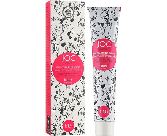 Стойкая перманентная крем-краска с микропигментами Barex Joc Color Line, 100 ml