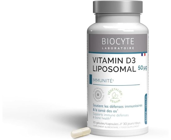 Липосомальный витамин D3 Biocyte Vitamine D3 Liposomal, изображение 3