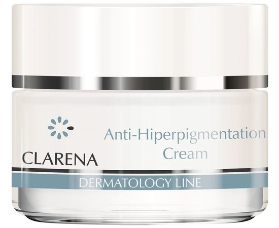 Крем для ухода за кожей с пигментацией Clarena Dermatology Line Anti-Hiperpigmentation Cream, 50 ml