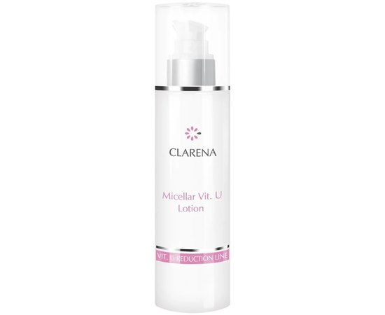 Мицеллярный лосьон с витамином У Clarena Micellar Vit.U Lotion, 200 ml