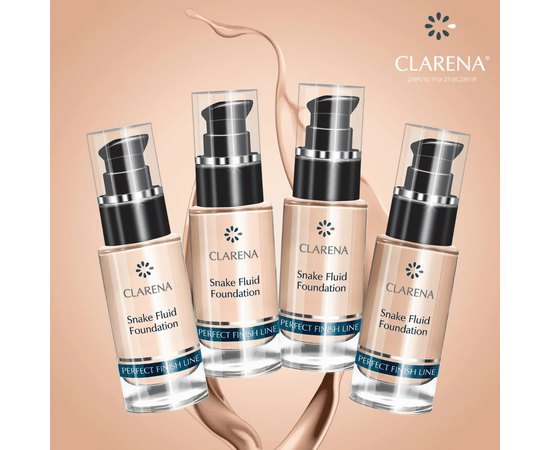 Тональний флюїд зі зміїною отрутою Clarena Snake fluid Foundation Fair, 30 ml, фото _ab__is.image_number.default