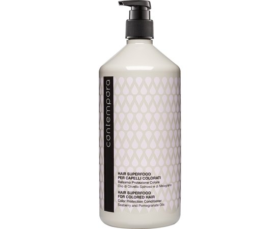 Кондиционер для сохранения цвета с маслом облепихи и граната Contempora Color Protection Conditioner Seaberry and Pomegranate Oils, изображение 3