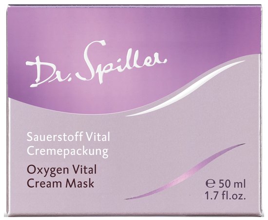 Кислородная омолаживающая крем-маска Dr. Spiller Oxygen Vital Cream Mask, 50 ml, изображение 2