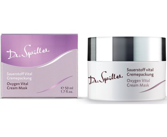 Кислородная омолаживающая крем-маска Dr. Spiller Oxygen Vital Cream Mask, 50 ml, изображение 3