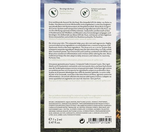 Заспокійливий ампульний концентрат Dr. Spiller Rescue - Mystical Land, 7 x 2 ml, фото _ab__is.image_number.default