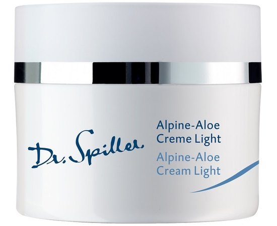 Легкий крем из алоэ для чувствительной кожи Dr. Spiller Alpine-Aloe Cream Light, 50 ml