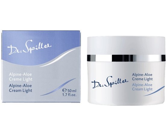 Легкий крем з алое для чутливої шкіри Dr. Spiller Alpine-Aloe Cream Light, 50 ml, фото _ab__is.image_number.default