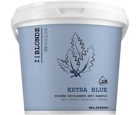 Обесцвечивающая пудра синяя Elgon De-Color I Blonde Extra Blue