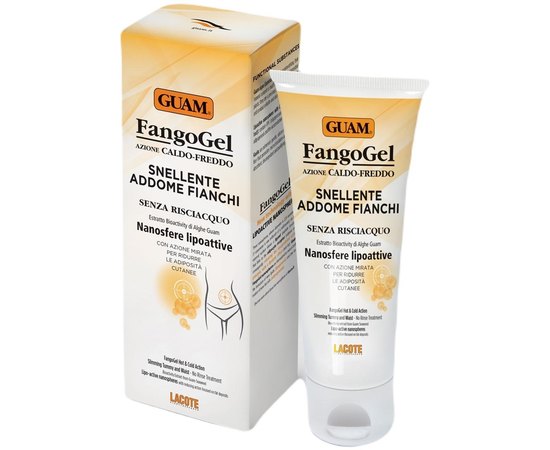 Фанго гель для живота і талії з дією холод-тепло GUAM FangoGel Addome Fianchi, 150 ml, фото 