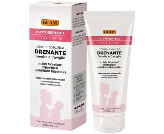 Крем дренажный для ног специальный GUAM Inthenso Mamma Drenante, 200 ml