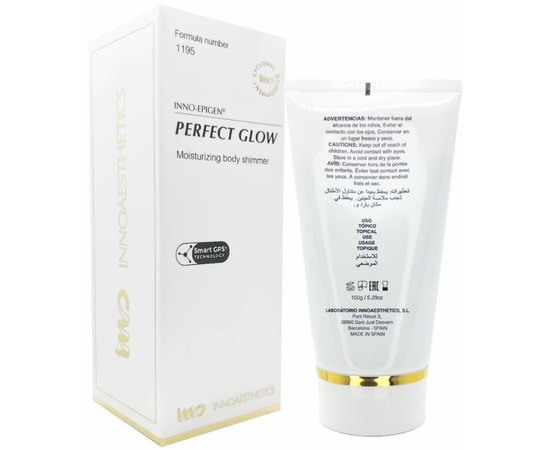 Легкий шимер для тела с эпигенетическим действием Innoaesthetics Epigen Perfect Glow, 150 ml, изображение 2
